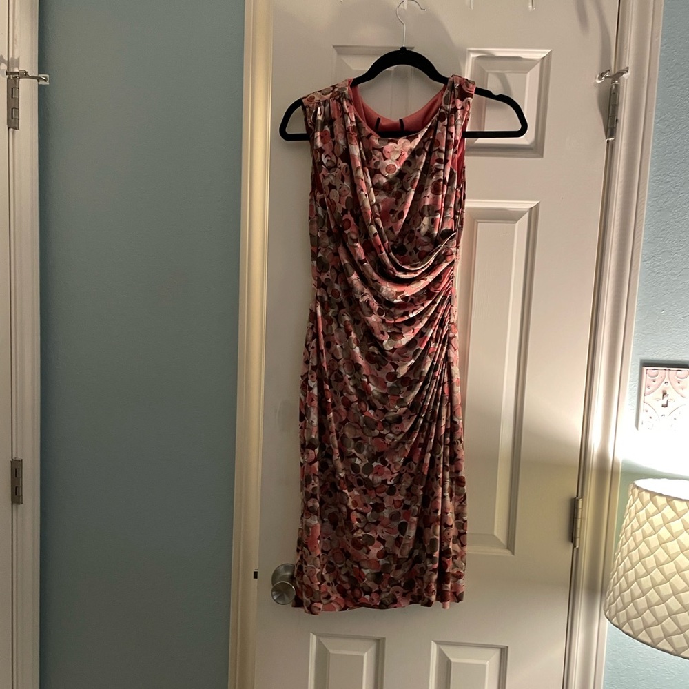 Pink spotted dress